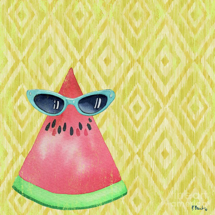 Watermelon Painting - Watermelon Shades by Paul Brent