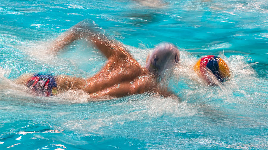 Sports Photograph - Waterpolo by Dusan Ignac