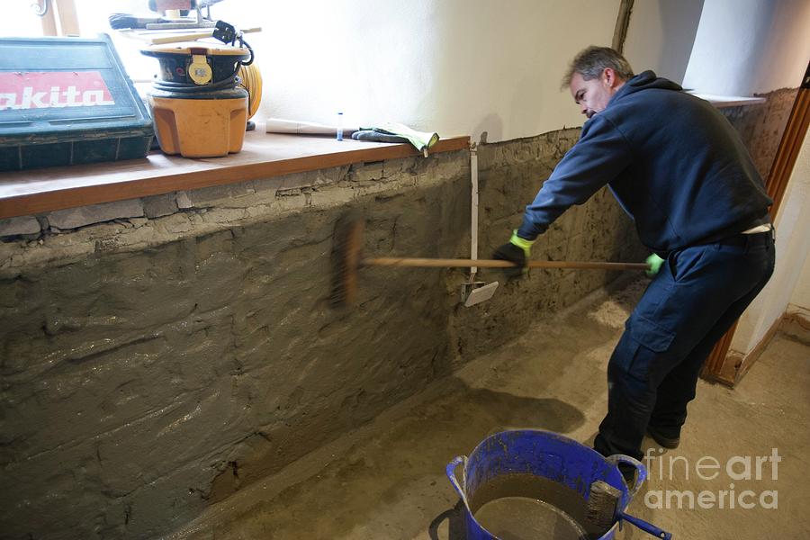 Waterproofing Basement Wall Photograph by Adam Hart-davis/science Photo ...