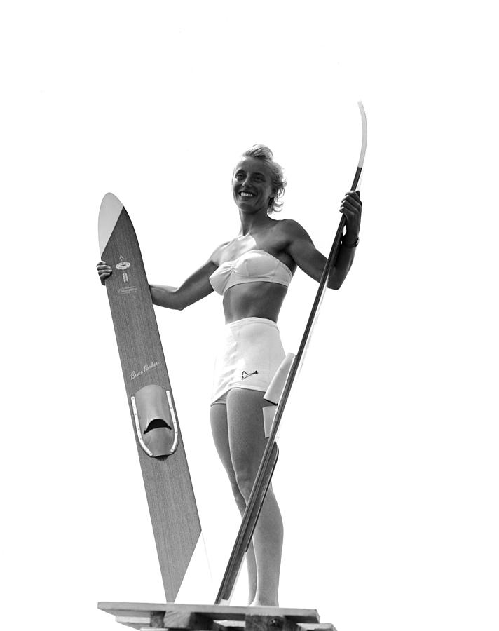 Waterskis Photograph by Grundy Waterskis Photograph by Grundy