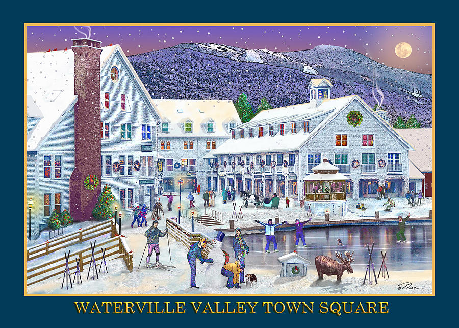 Waterville Valley at Wintertime Photograph by Nancy Griswold