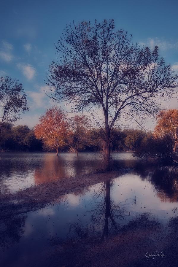 Watery Autumn Photograph by Jeffrey Kolker