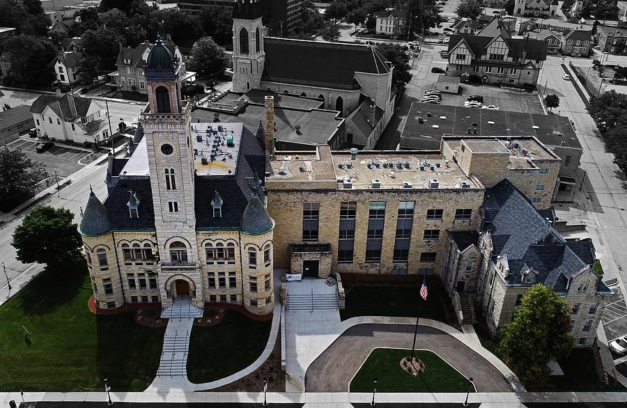 Waukesha Historic Courthouse 1893 Photograph by Steve Bell Pixels