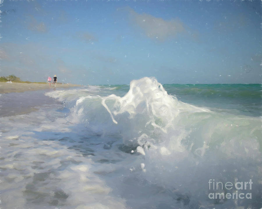 Wave Art Photograph by Alison Belsan Horton