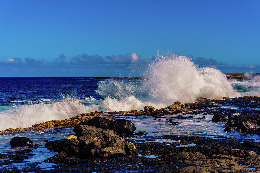 Wave Crash Photograph by John Bauer