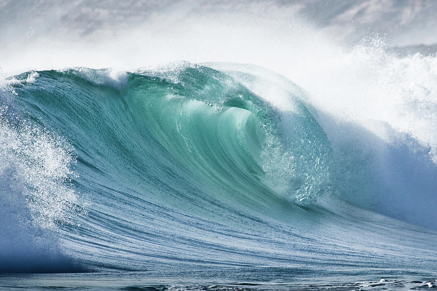 Wave In Pristine Ocean Photograph by John White Photos