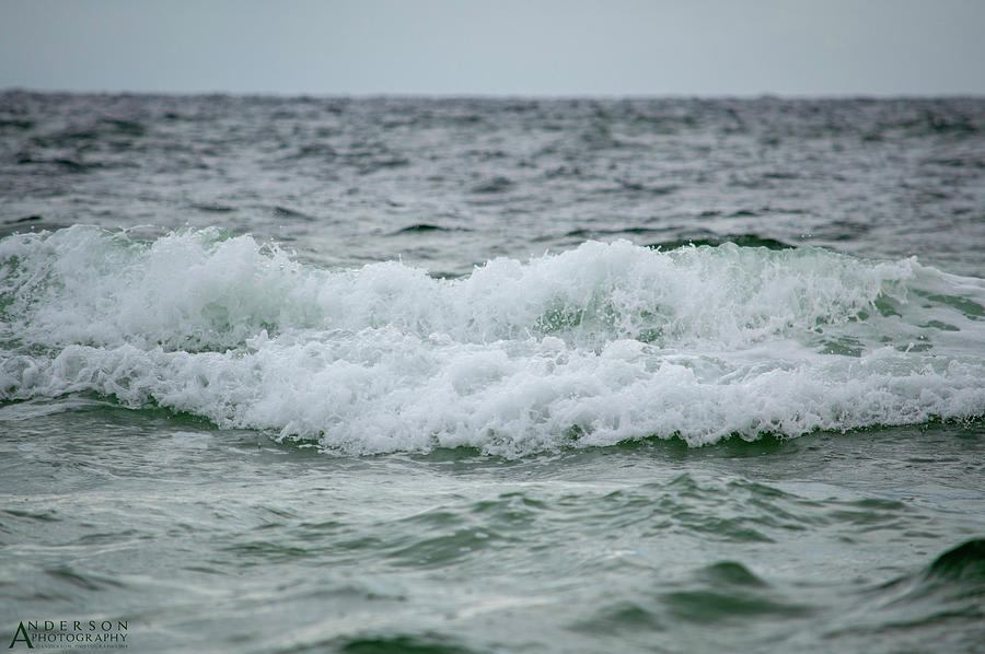 Wave rolling in Photograph by Robert Anderson - Fine Art America