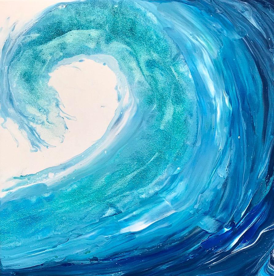 Wave Painting by Tanessa Blankenship - Fine Art America