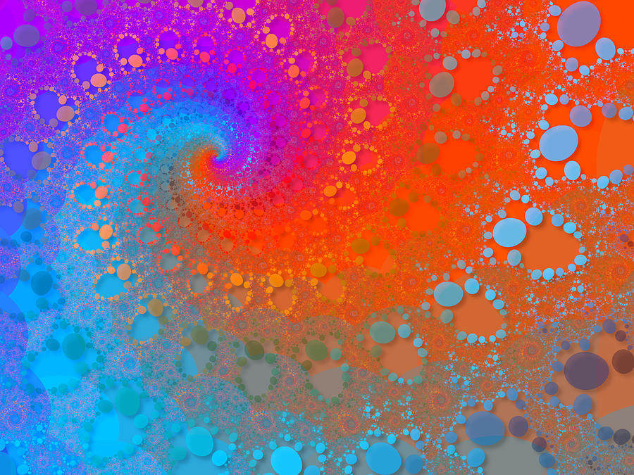 Wave With Bubbles Digital Art by Blair Gibb