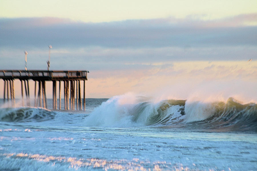 Waves At The Inlet Beach Photograph