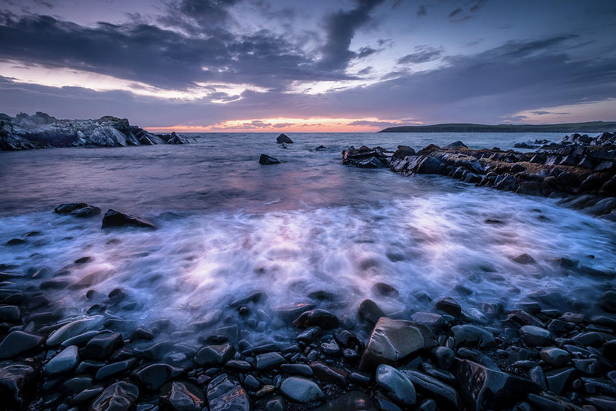Dumfries & Galloway Photograph - Waves in Motion by Peter OReilly