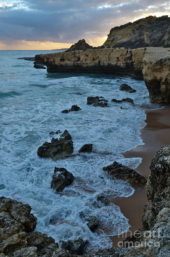 Waves near Aveiros Beach during Sunset by Angelo DeVal Waves near Aveiros Beach during Sunset by Angelo DeVal