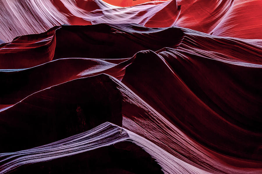 Waves of Antelope Canyon Rock Formations Photograph by Gregory Ballos