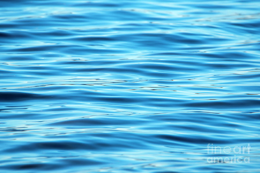 Waves of Blue Water Image Photograph by Sandra Js