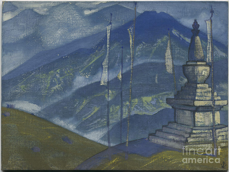 Nicholas Roerich Painting - Waves Of Mist, himalayan Series, 1924 by Nicholas Roerich