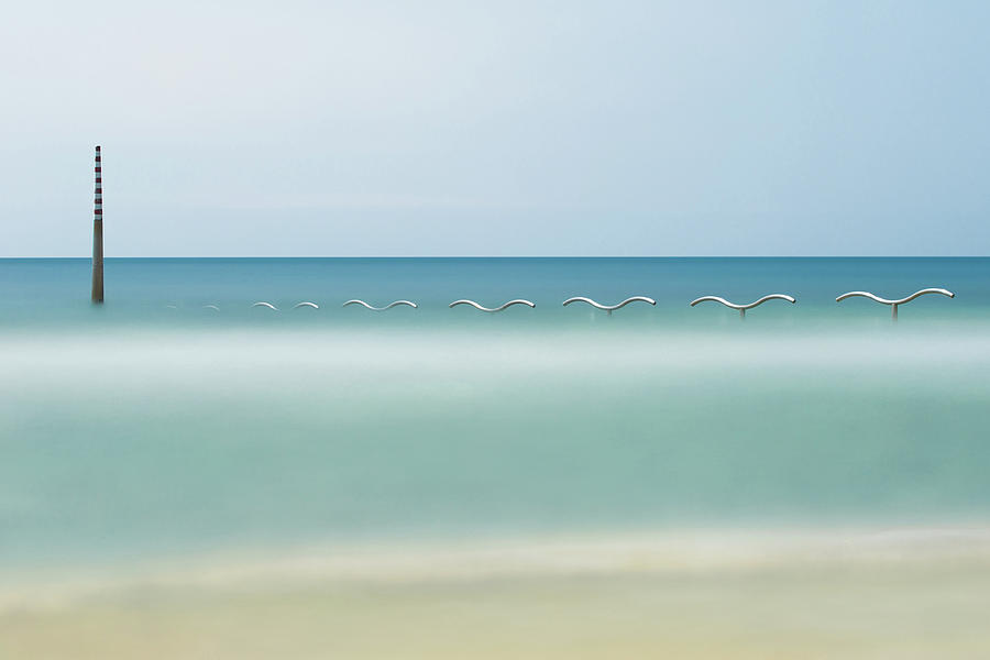 Waves Over The Sea Photograph