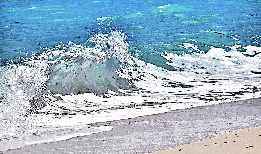 Waves Pop Art Photograph