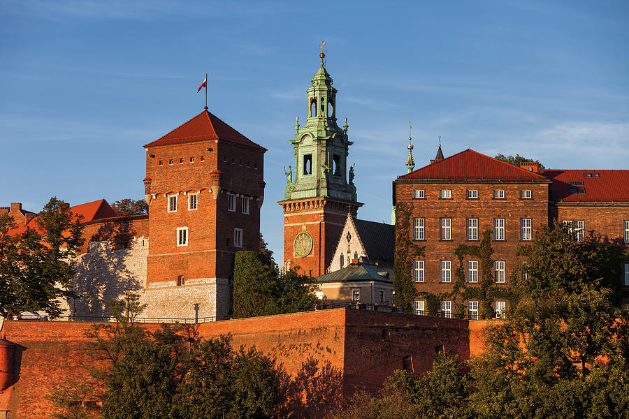 Wawel Castle and Cathedral Tower in Krakow Photograph by Artur Bogacki