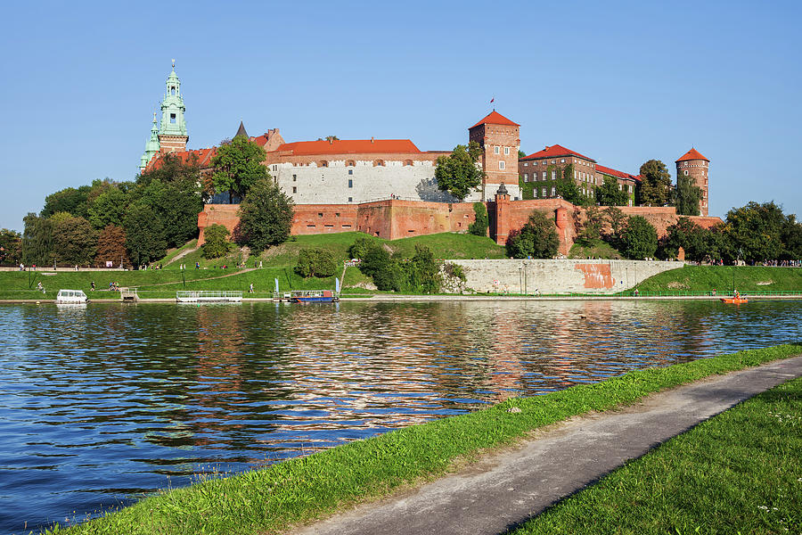 Wawel Castle at Vistula River in Krakow Photograph by Artur Bogacki