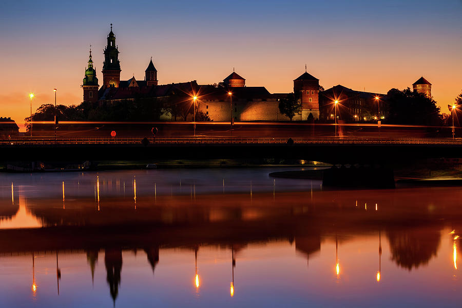 Wawel Castle in Krakow at Dawn Photograph by Artur Bogacki