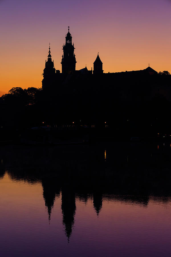 Wawel Silhouette At Twilight In Krakow Photograph by Artur Bogacki