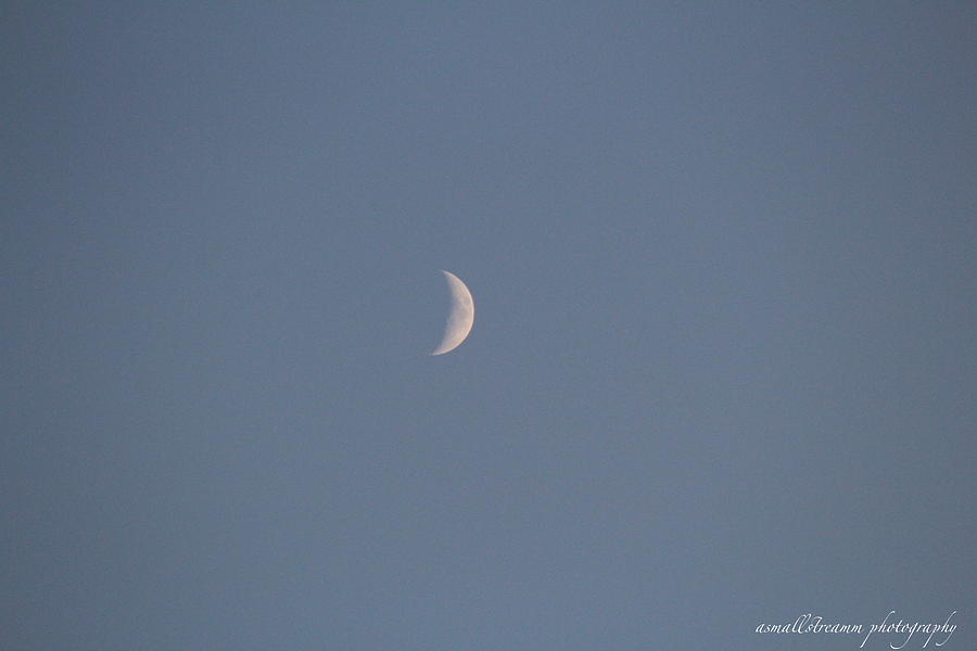 Waxing Crescent Photograph by Brooke Guthrie - Fine Art America