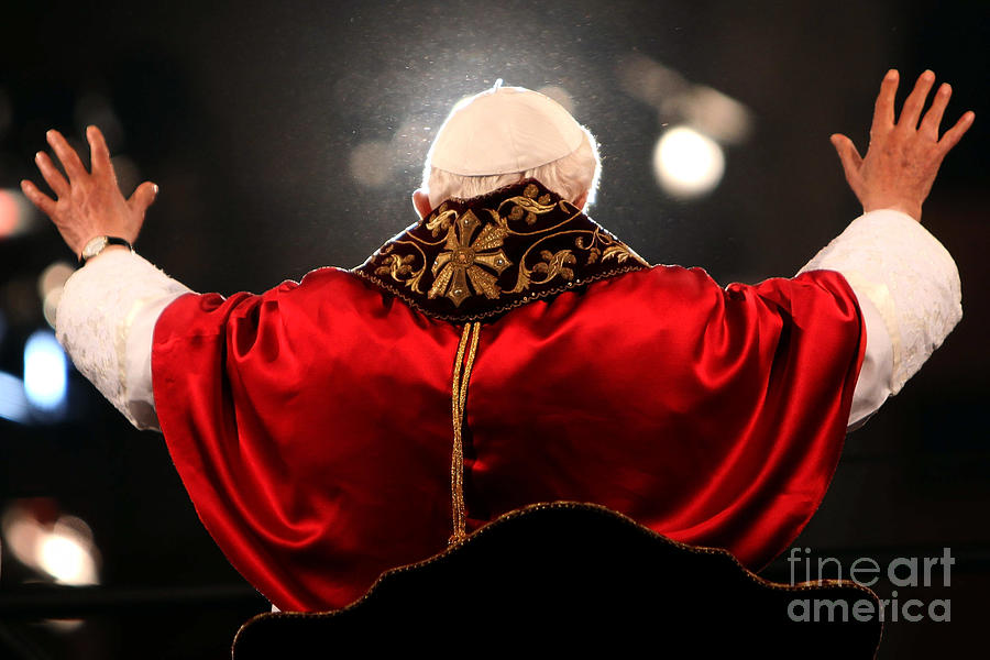 Way Of The Cross Led By Pope Benedict Photograph by Franco Origlia