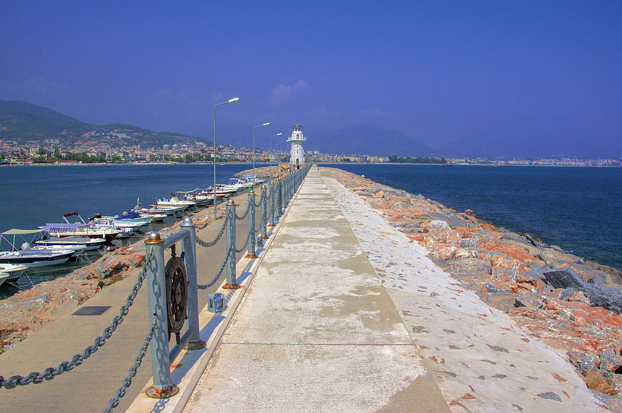 Way to the lighthouse of Alanya Photograph by Sun Travels