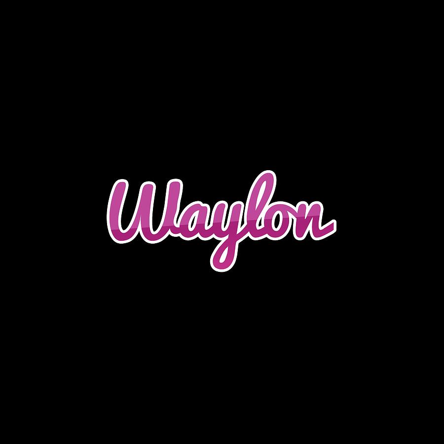 Waylon #Waylon Digital Art by TintoDesigns