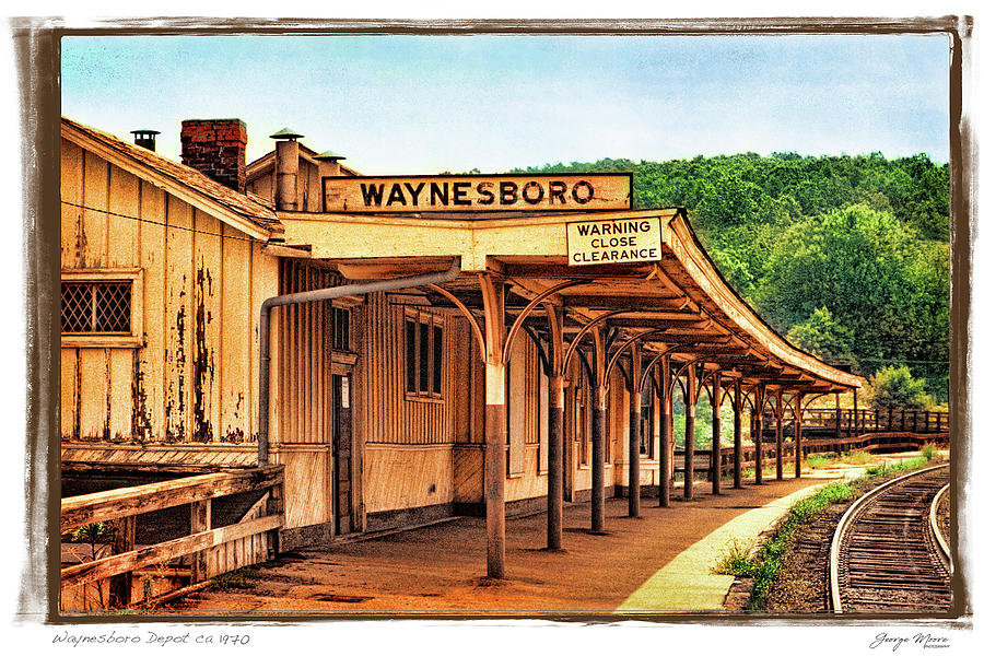 Waynesboro Depot Photograph by George Moore