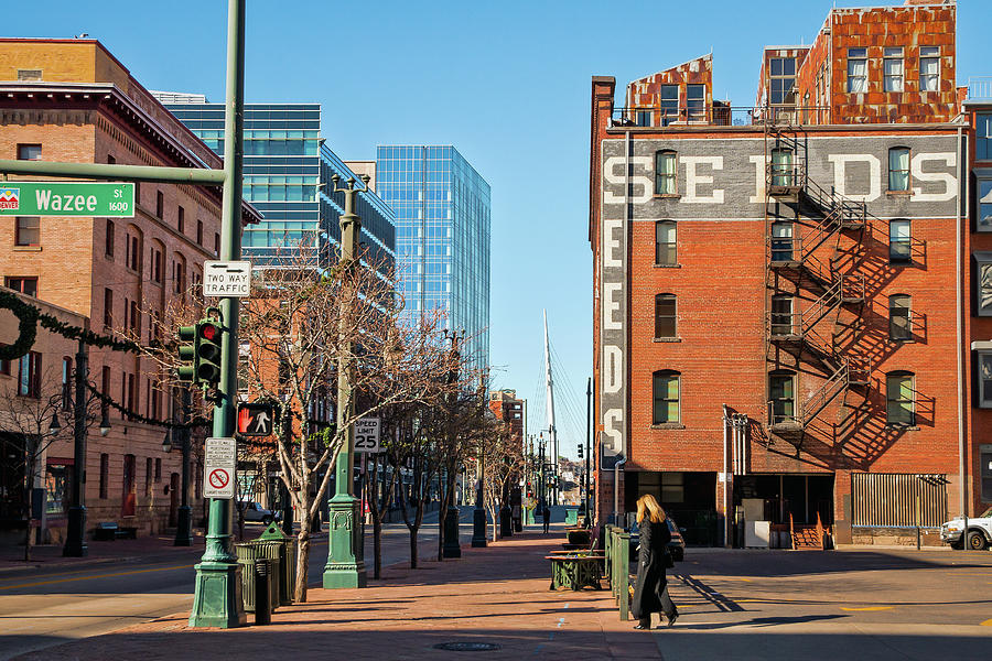 Wazee Street And 16th Street Mall Denver Co Photograph By John Bartelt