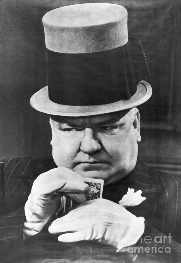 W.c. Fields In Typical Poker Face Pose Photograph by Bettmann
