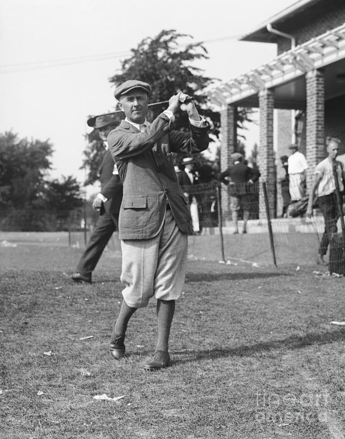 W.c. Fownes, Jr. Golfing Photograph by Bettmann