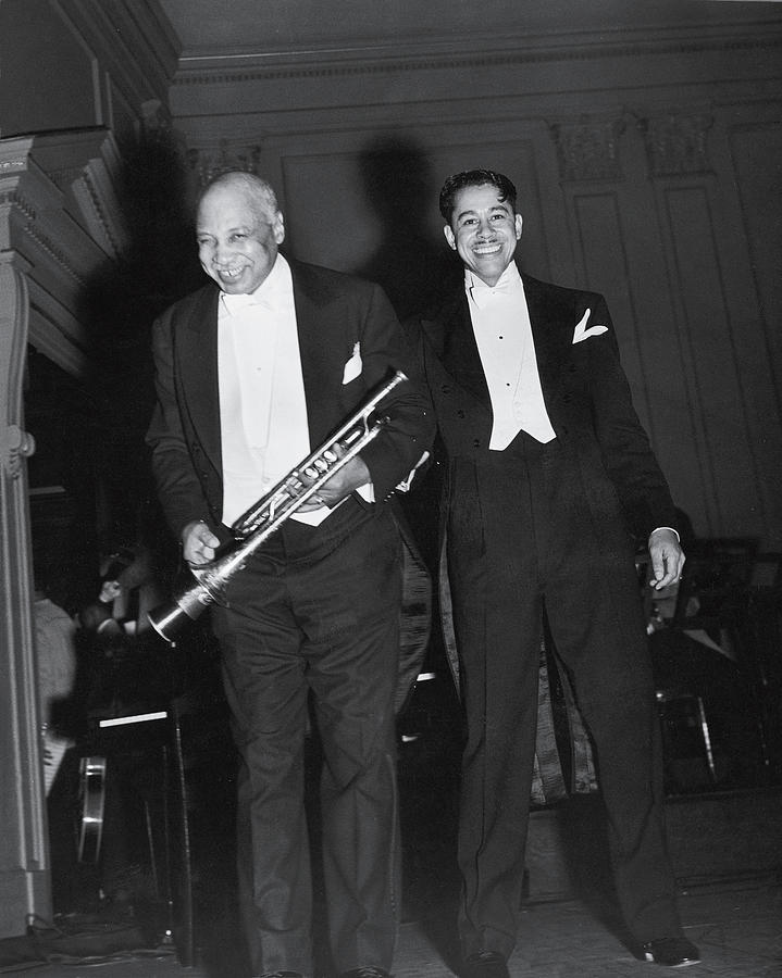 W.C. Handy and Cab Calloway Photograph by Hansel Mieth