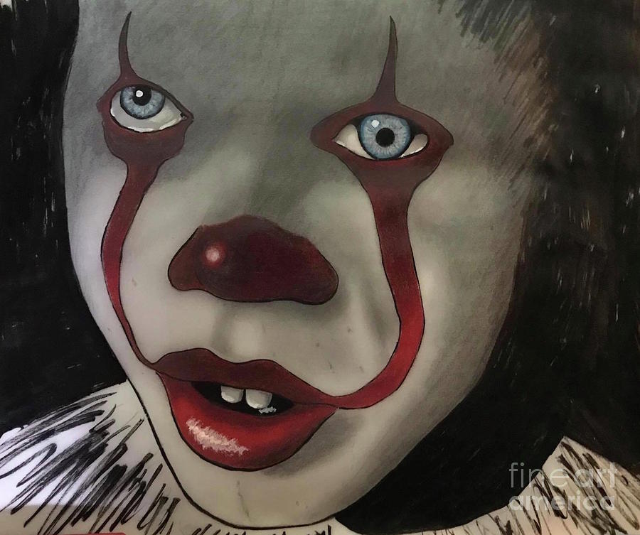 Pencil Drawing Pennywise Drawing Face ~ Drawing Easy