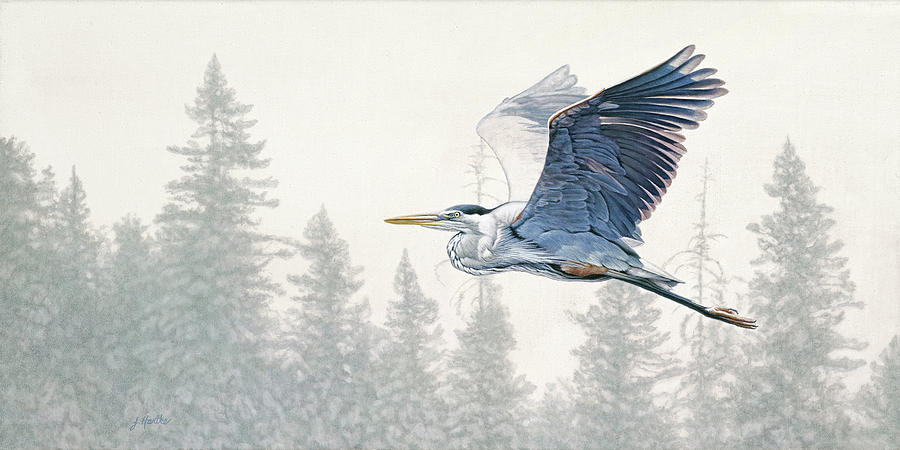 Wildlife Painting - We Have Lift Off by Judith Hartke