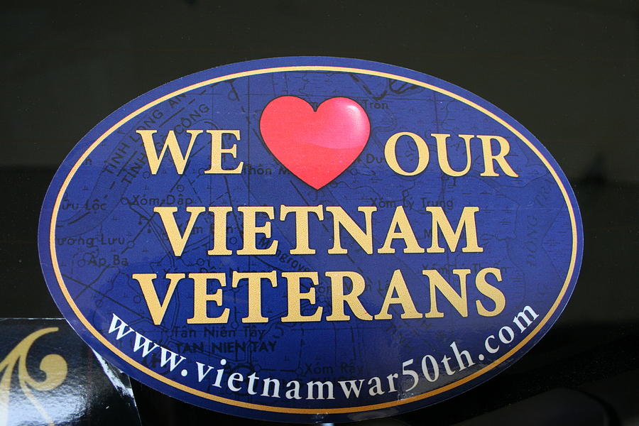 Veterans Photograph - We Love Our Vietnam Veterans by Kay Novy