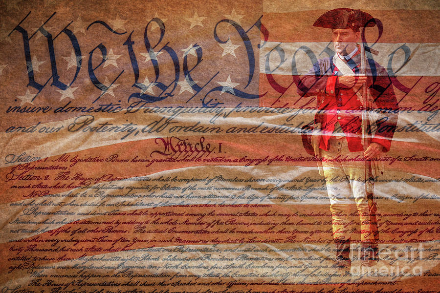 We The People Continental Soldier  Digital Art by Randy Steele