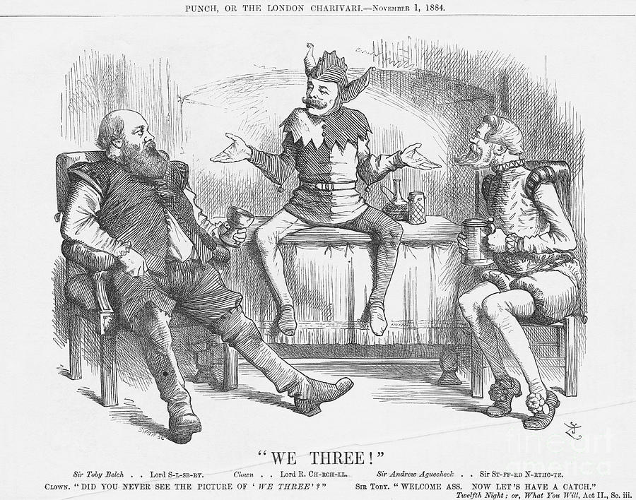 We Three, 1884. Artist Joseph Swain Drawing by Print Collector