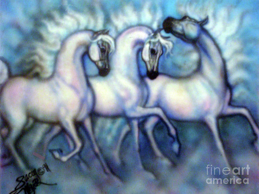 We Three Kings Painting by Stacey Mayer