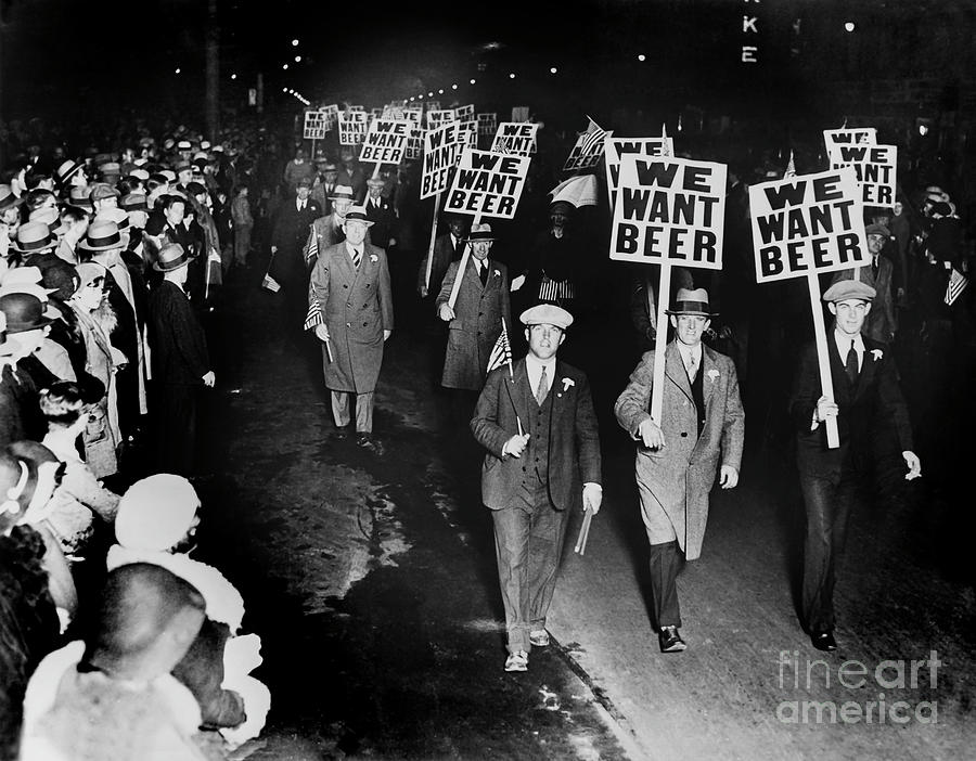 Prohibition Photograph - We Want Beer by Jon Neidert