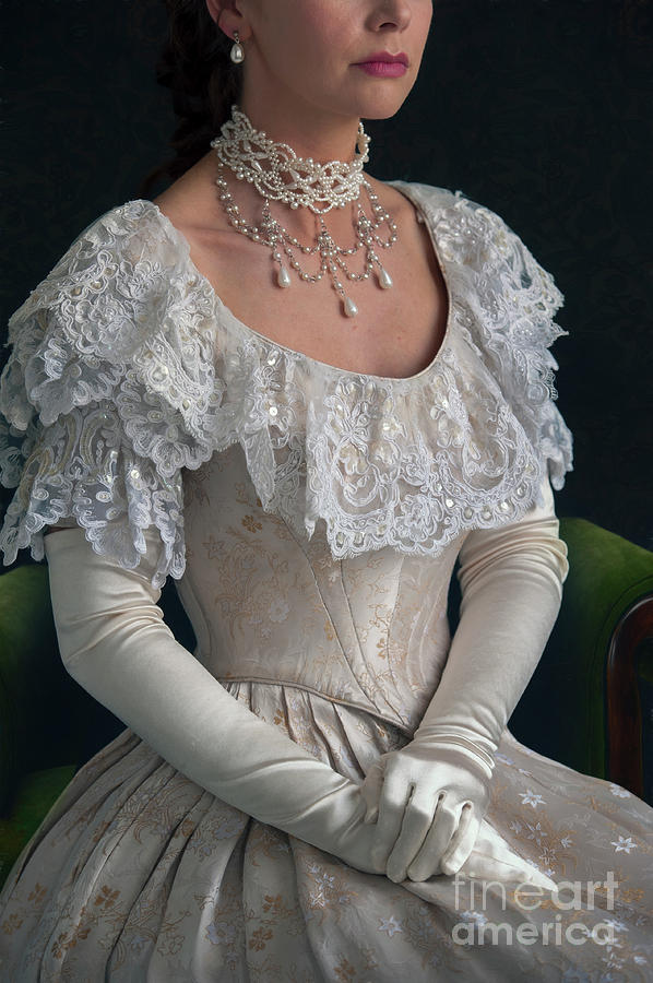 Wealthy Victorian Woman Mid Section Photograph by Lee Avison