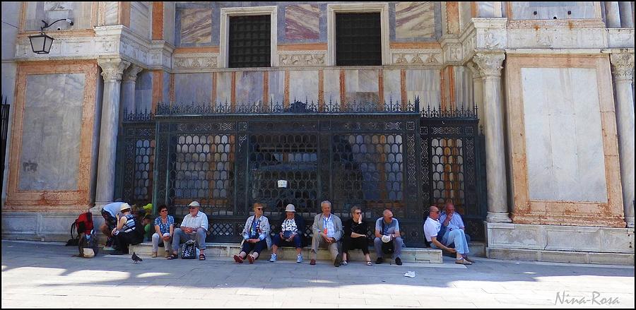 Weary Walkers - Venice Photograph by Nina-Rosa Dudy