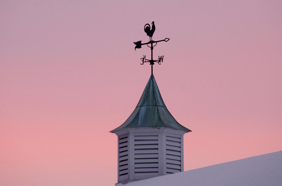 Weather Vane at Dawn Photograph by Bill Cannon