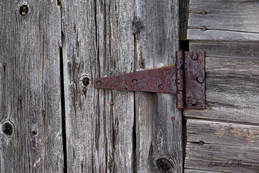 Weathered Photograph - Weathered Barn Hinge Detail by Images Undefined Weathered Photograph - Weathered Barn Hinge Detail by Images Undefined