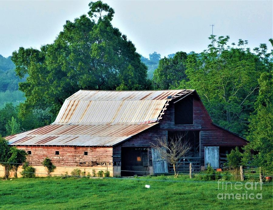 Weathered Barn Photograph by Karen Tauber - Fine Art America