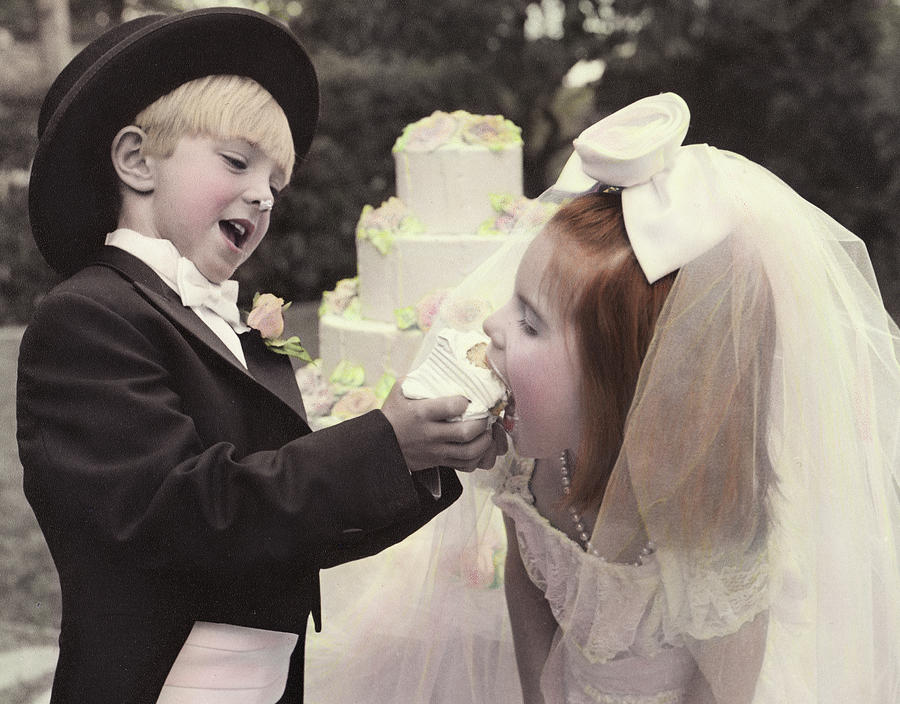 Cake Photograph - Wedding Bliss by Gail Goodwin