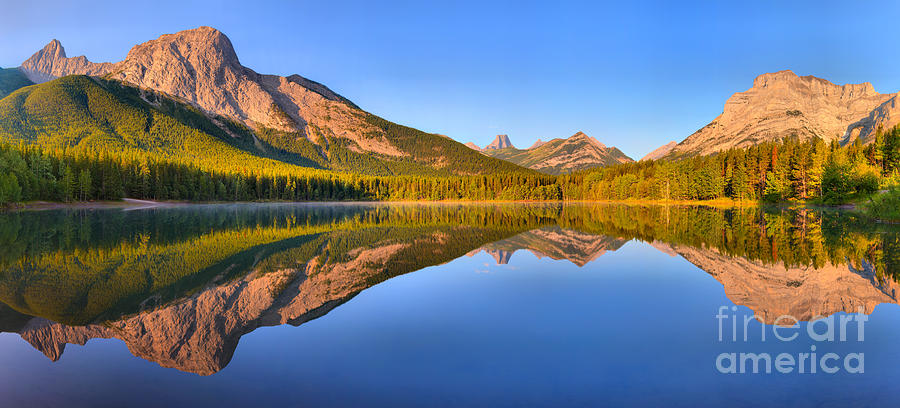 Wedge Pond Perfect Morning Reflections Photograph by Adam Jewell
