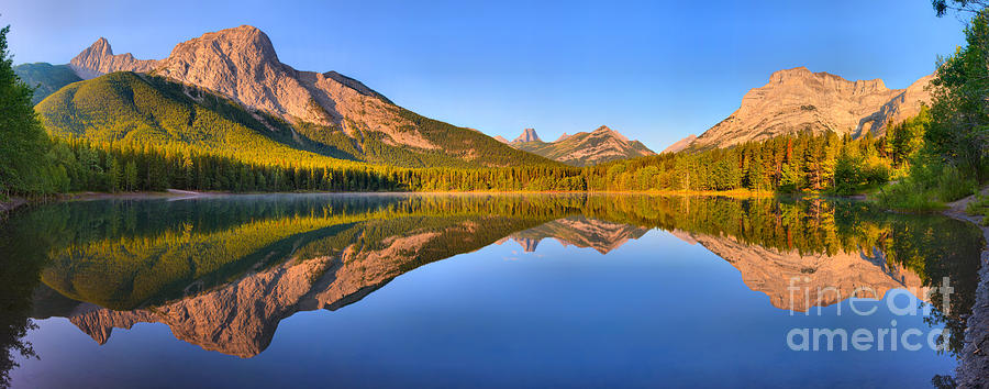Wedge Pond Spring 2019 Morning Panorama Photograph by Adam Jewell