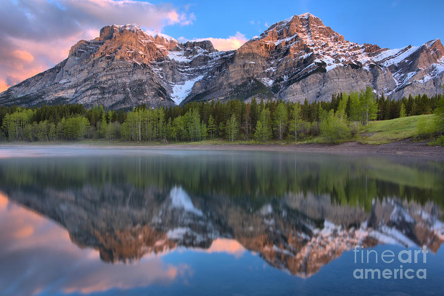 Wedge Pond Sunrise Reflections Photograph by Adam Jewell